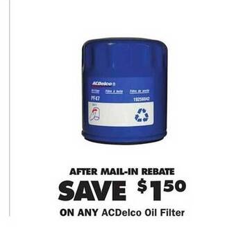 Advance Auto Parts Acdelco Oil Filter offer