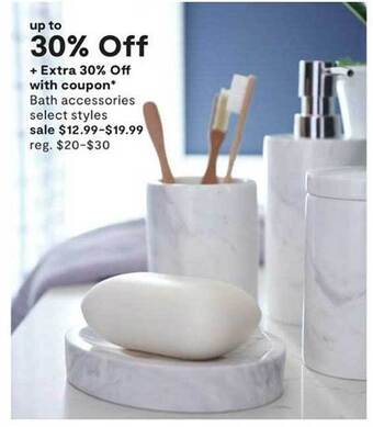 JC Penney Bath Accessories Select Styles offer