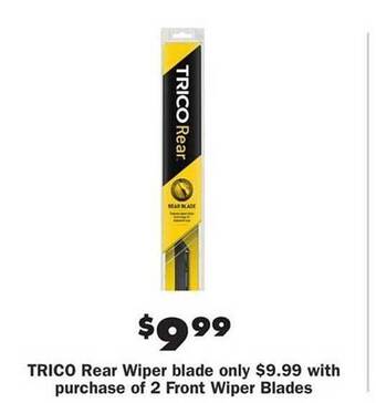 Advance Auto Parts Trico Rear Wiper Blade With Purchase Of 2 Front Wiper Blades offer