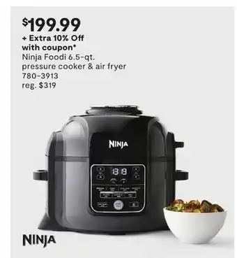 JC Penney Ninja Foodi 6.5-qt Pressure Cooker & Air Fryer offer