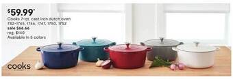 JC Penney Cooks 7-qt. Cast Iron Dutch Oven offer