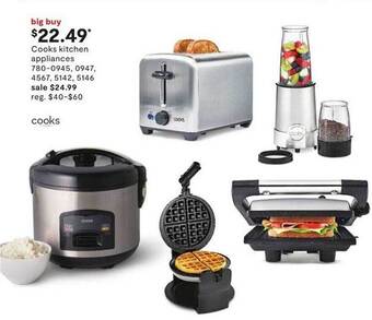 JC Penney Cooks Kitchen Appliances offer