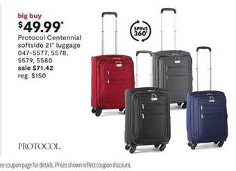 JC Penney Protocol Centennial Softside 21 offer