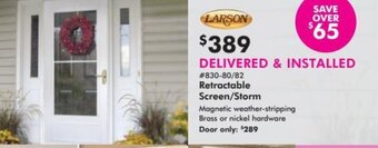 Valu Home Centers Retractable Screen/Storm offer