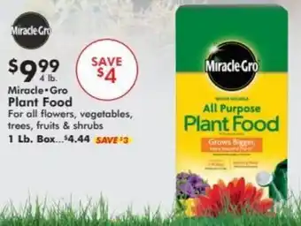 MIracle Gro Plant Food 1lb.