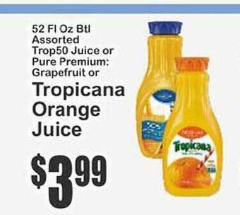 Key Food Tropicana Orange Juice offer