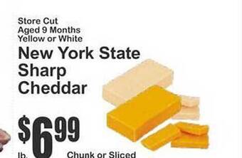 Key Food New York State Sharp Cheddar offer