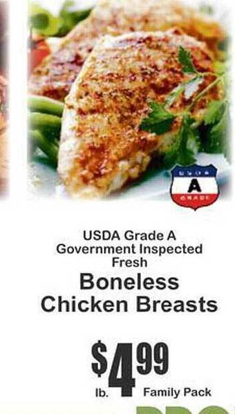 Key Food Boneless Chicken Breasts offer