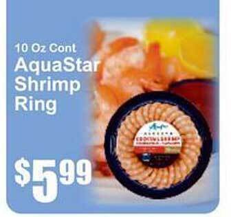 Key Food Aquastar Shrimp Ring offer
