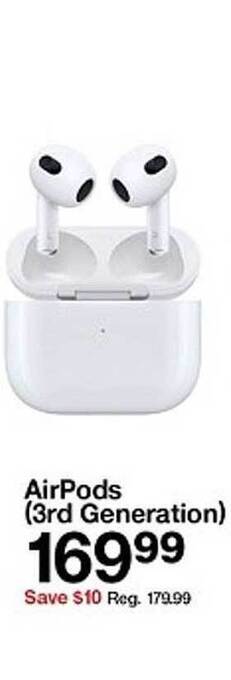 Target Airpods (3rd Generation) offer