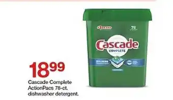 Target Cascade Complete Actionpacs offer
