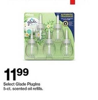 Target Select Glade Plugins 5-ct. Scented Oil Refills offer