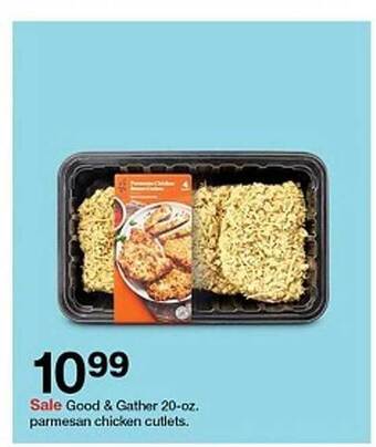 Target Good & Gather 20-oz Parmesan Chicken Cutlets offer