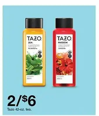 Target Tazo 42-oz Tea offer