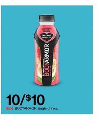 Target Bodyarmor Single Drinks offer