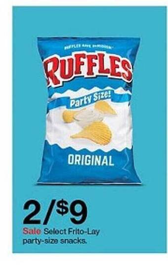 Target Select Frito-lay Party-size Snacks offer