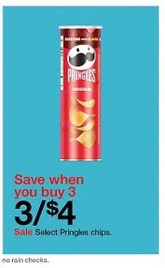 Target Select Pringles Chips offer