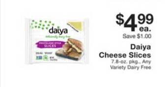 Fairway Store Market Daiya Cheese Slices offer