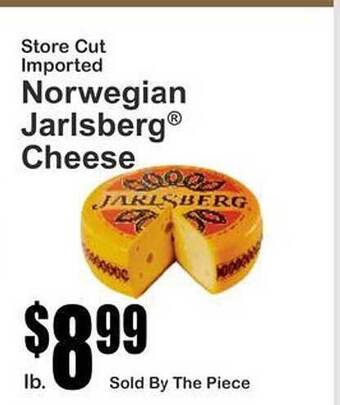 Key Food Norwegian Jarlsberg Cheese offer