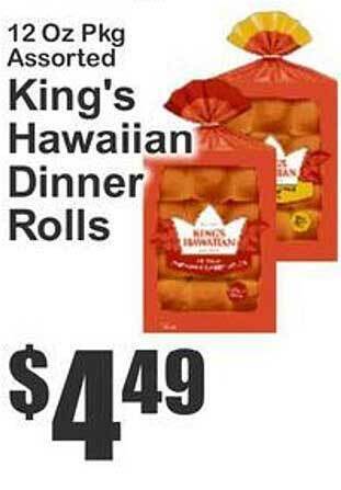 Key Food King's Hawaiian Dinner Rolls offer
