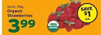 Hannaford Organic Strawberries offer