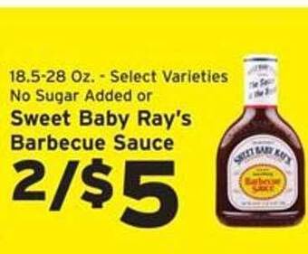 Hannaford Sweet Baby Ray's Barbecue Sauce offer
