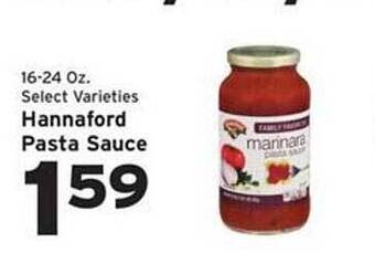Hannaford Hannaford Pasta Sauce offer