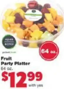 Family Fare Fruit Party Platter 64 oz. offer