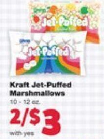 Family Fare Kraft Jet-Puffed Marshmallows 10-12 oz. offer