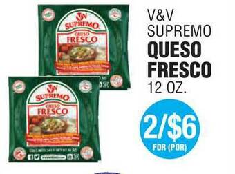 Carnicerias Jimenez V&v Supremo Queso Fresco offer