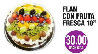Carnicerias Jimenez Flan Con Fruta Fresca 10 offer