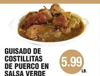 Carnicerias Jimenez Guisado De Costillitas De Puerco En Salsa Verde offer