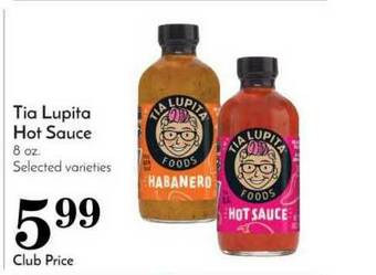 Pavilions Tia Lupita Hot Sauce offer