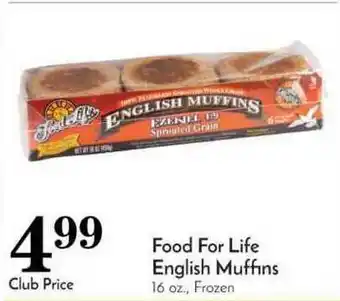 Pavilions Food For Life English Muffins offer