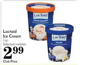 Pavilions Lactaid Ice Cream offer