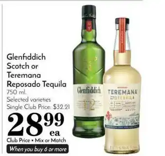 Pavilions Glenfiddich Scotch Or Teremana Reposado Tequila offer