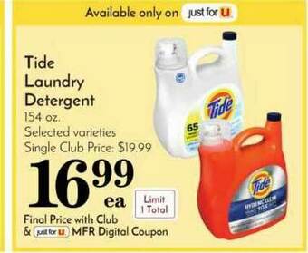 Pavilions Tide Laundry Detergent offer