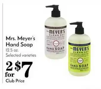 Pavilions Mrs. Meyer's Hand Soap offer