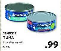 Reasors Starkist Tuna offer