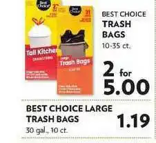 Best Choice Trash Bags, Best Choice Large Trash Bags