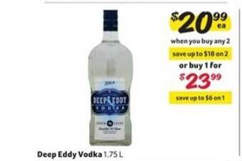 Winn Dixie Deep Eddy Vodka offer