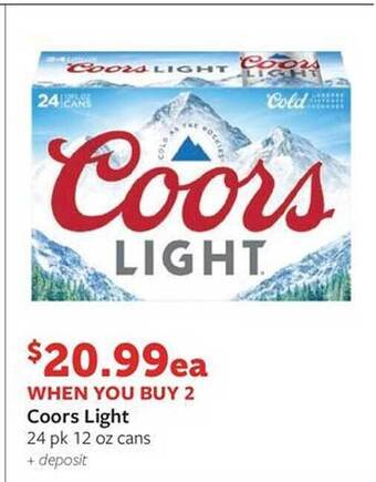 Fareway Coors Light offer