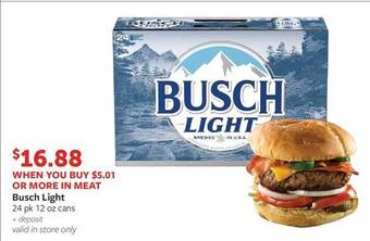 Fareway Busch Light offer