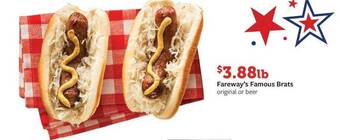 Fareway Fareway's Famous Brats offer