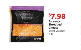 Fareway Fareway Shredded Cheese offer
