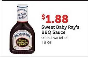 Fareway Sweet Baby Ray's Bbq Sauce offer