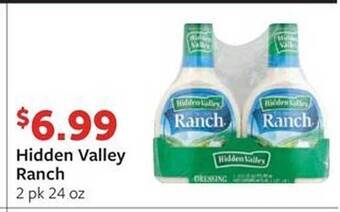 Fareway Hidden Valley Ranch offer