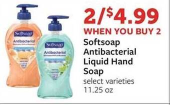 Fareway Softsoap Antibacterial Liquid Hand Soap offer