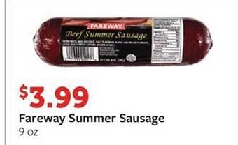 Fareway Fareway Summer Sausage offer