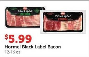 Fareway Hormel Black Label Bacon offer
